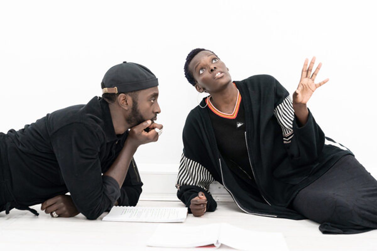 Sheila Atim and Ivanno Jeremiah at 