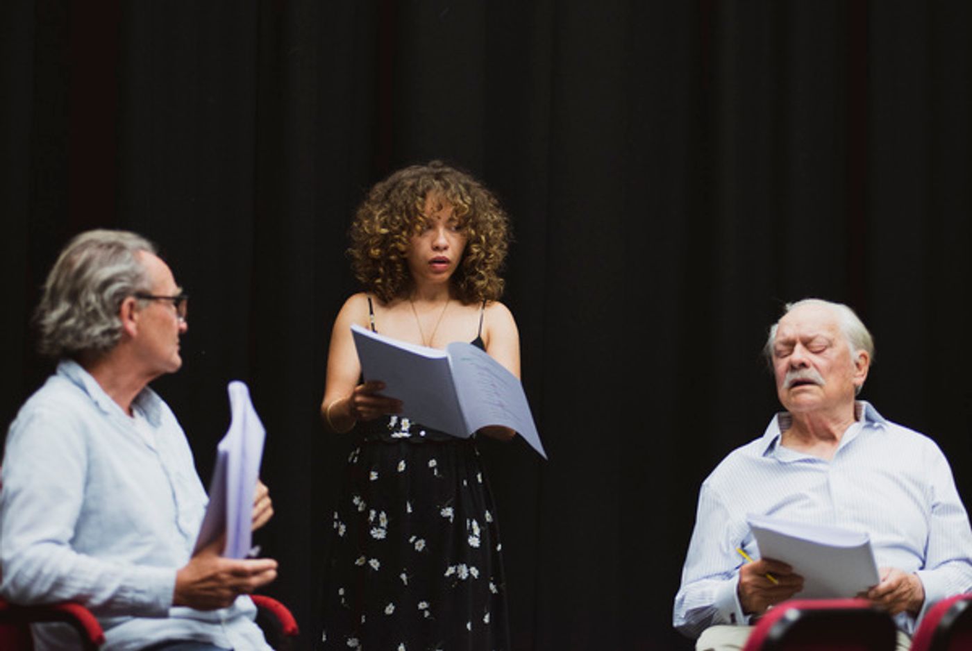 Photo Flash: In Rehearsal For A COLD SUPPER BEHIND HARRODS at Oxford Playhouse  Image