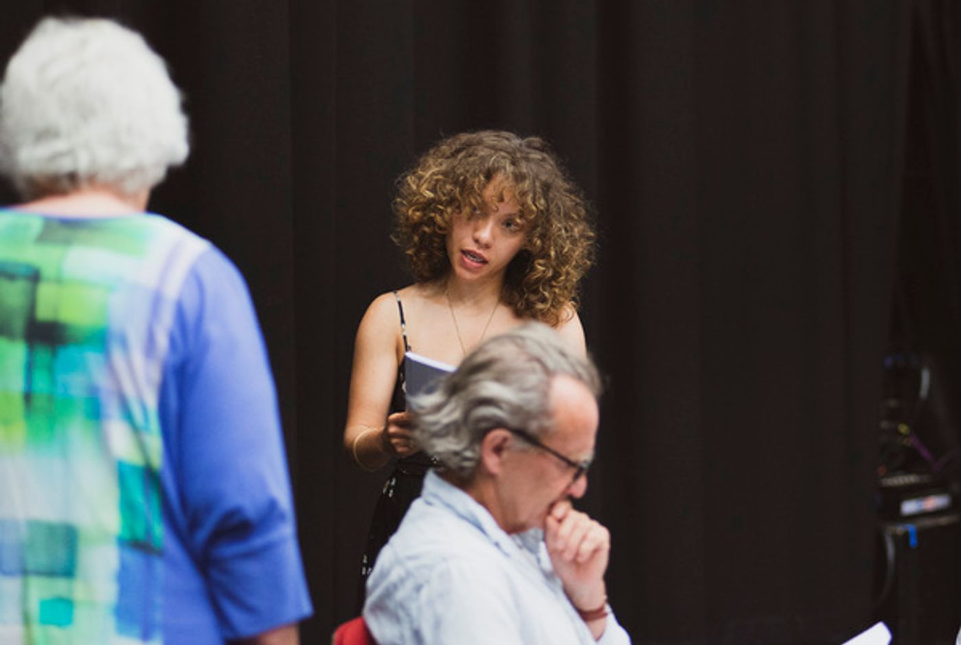 Photo Flash: In Rehearsal For A COLD SUPPER BEHIND HARRODS at Oxford Playhouse  Image