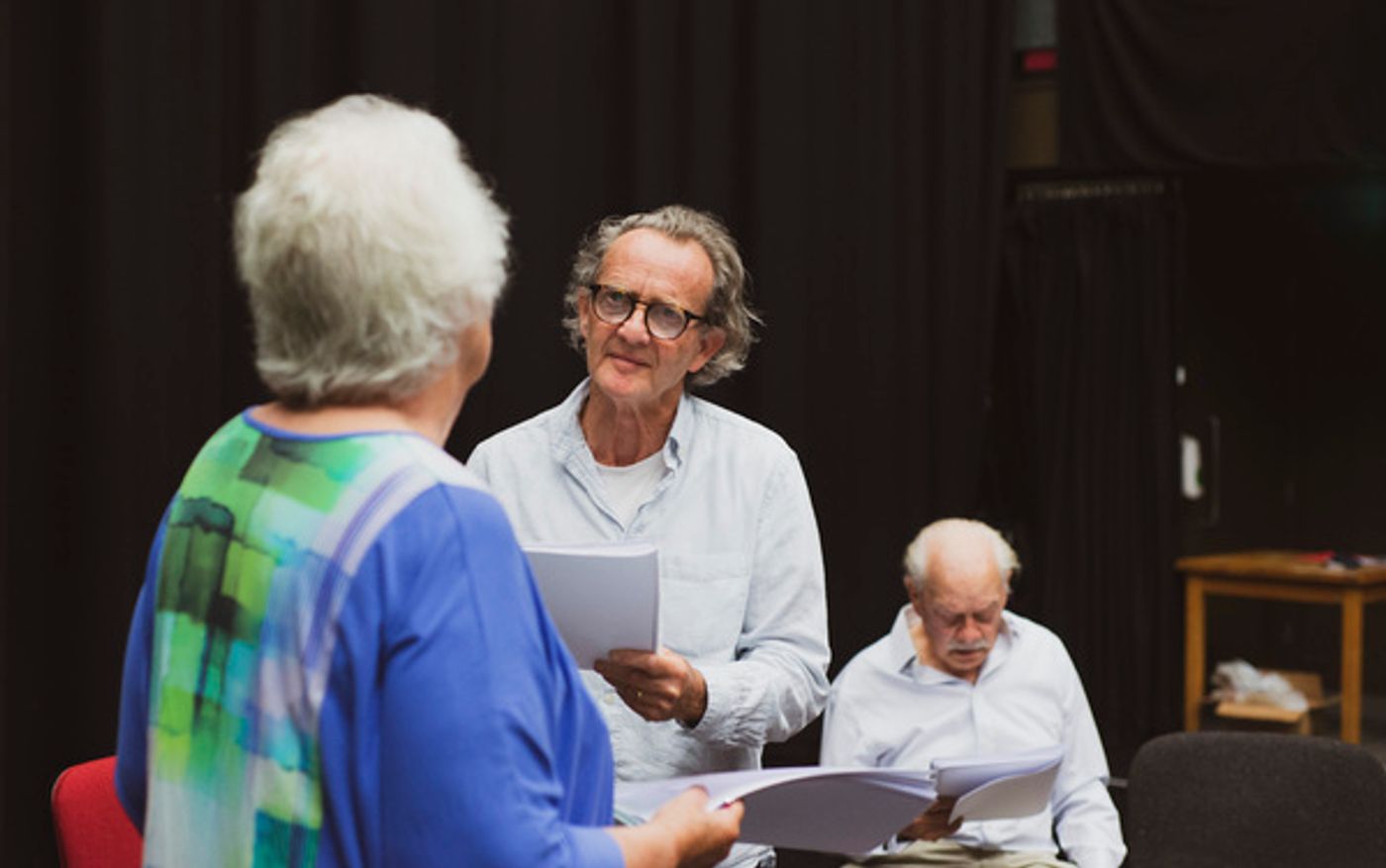 Photo Flash: In Rehearsal For A COLD SUPPER BEHIND HARRODS at Oxford Playhouse  Image