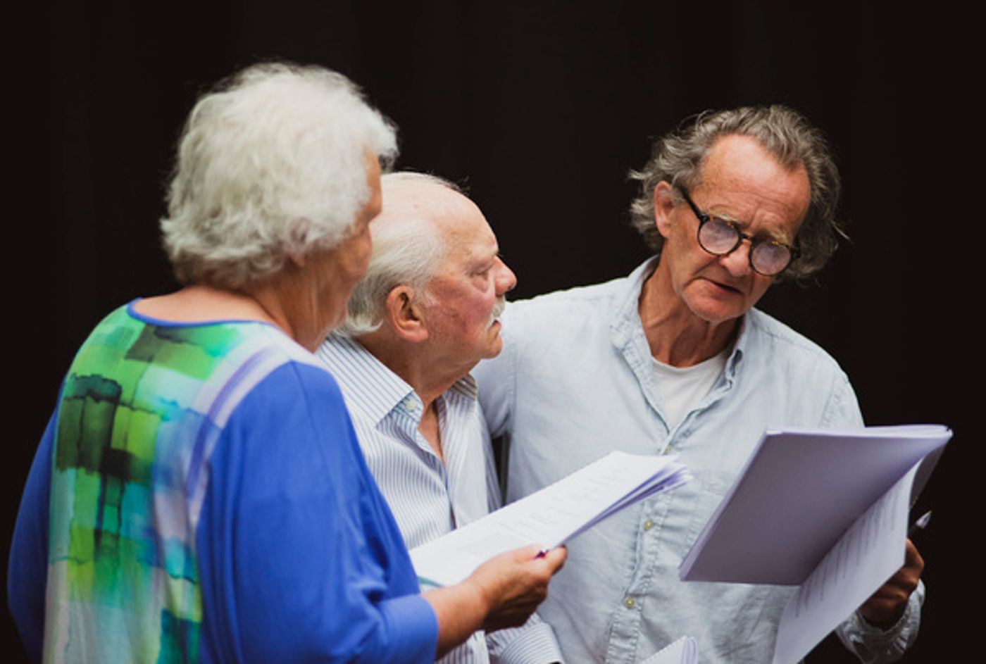 Photo Flash: In Rehearsal For A COLD SUPPER BEHIND HARRODS at Oxford Playhouse  Image