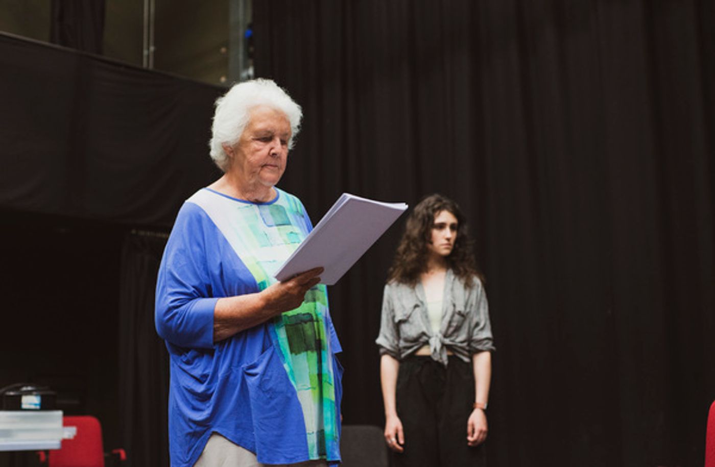 Photo Flash: In Rehearsal For A COLD SUPPER BEHIND HARRODS at Oxford Playhouse  Image