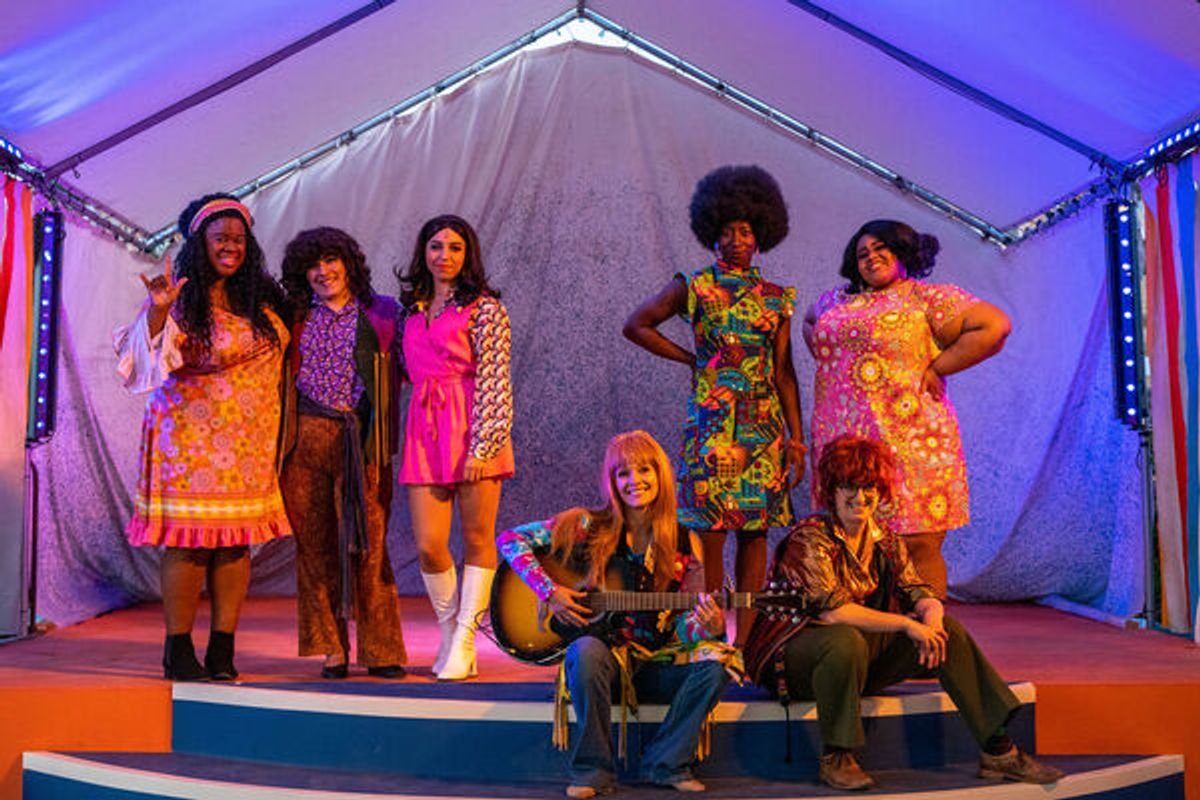 Cast  at 