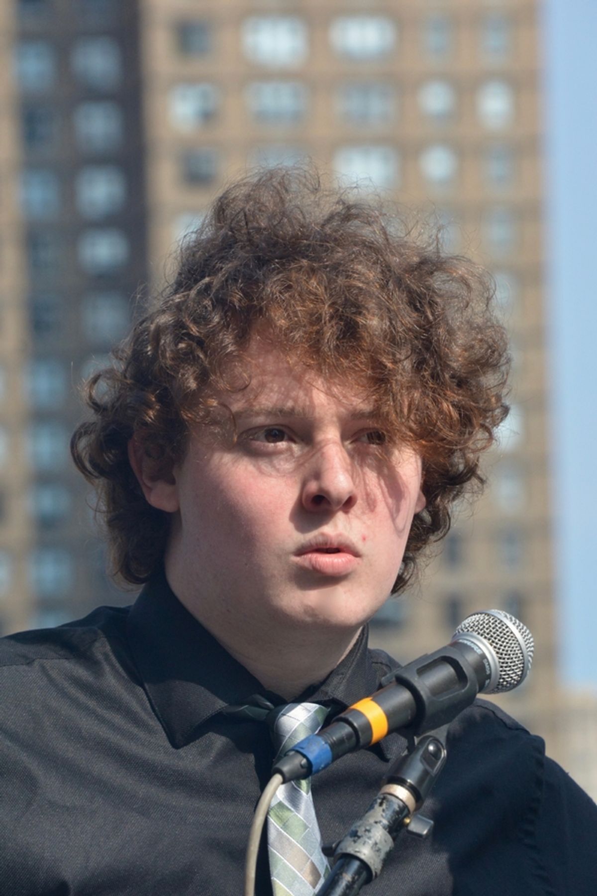 Charlie Beck (MTTP Student) at Go Inside the York Theatre Company's REUNION ON THE ROOFTOP