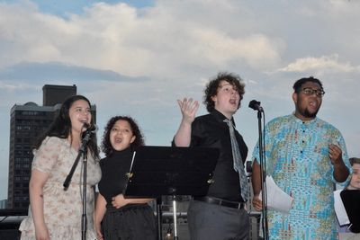 MTT Students-Gizelle Ysalgue, Flor Rosales-Euceda, Charlie Beck and Ifedayo (Thomas)  Photo