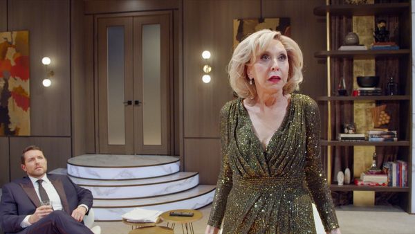 Zach Shaffer, Julie Halston Photo