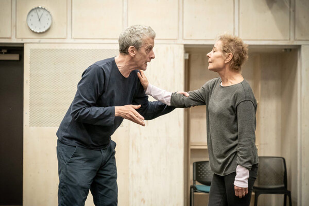 Zoe Wanamaker and Peter Capaldi at 
