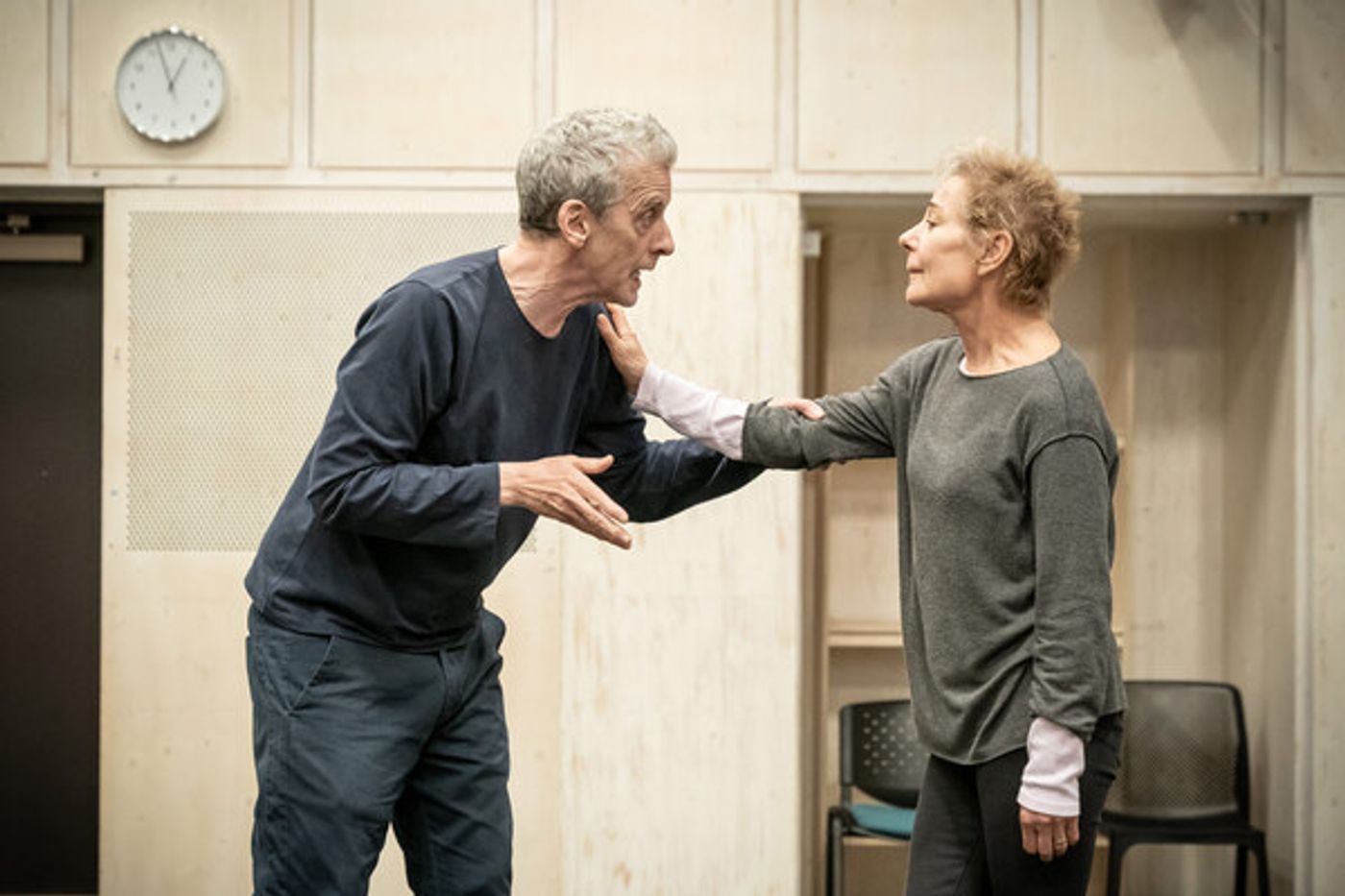 Photo Flash: In Rehearsal For CONSTELLATIONS, With  Zoe Wanamaker and Peter Capaldi  Image