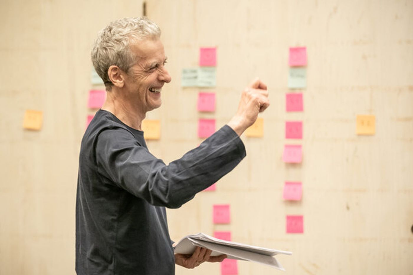 Photo Flash: In Rehearsal For CONSTELLATIONS, With  Zoe Wanamaker and Peter Capaldi  Image