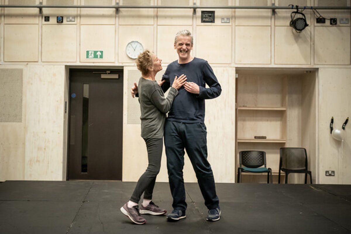 Zoe Wanamaker and Peter Capaldi at 