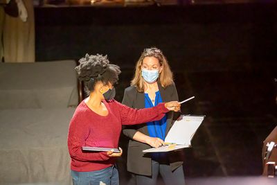 Director Tiffany Nichole Greene and Video Director Christiana Tye Photo