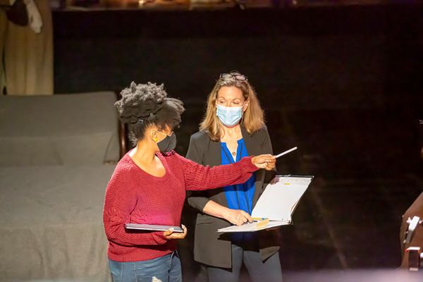 Director Tiffany Nichole Greene and Video Director Christiana Tye Photo