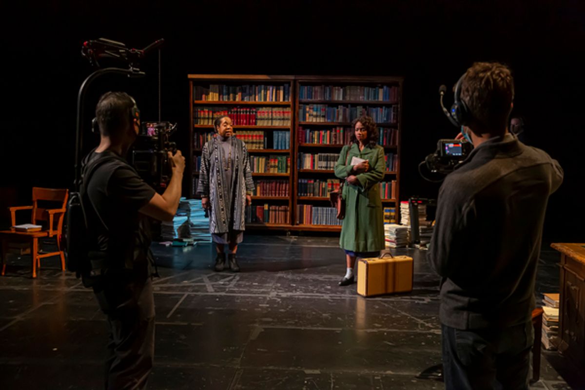 Jacqueline Williams and Eunice Woods at 