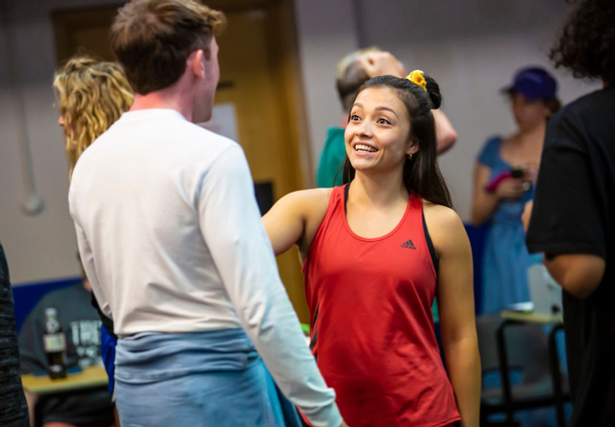 Frances May Limccann at Inside Rehearsal For HEATHERS in the West End