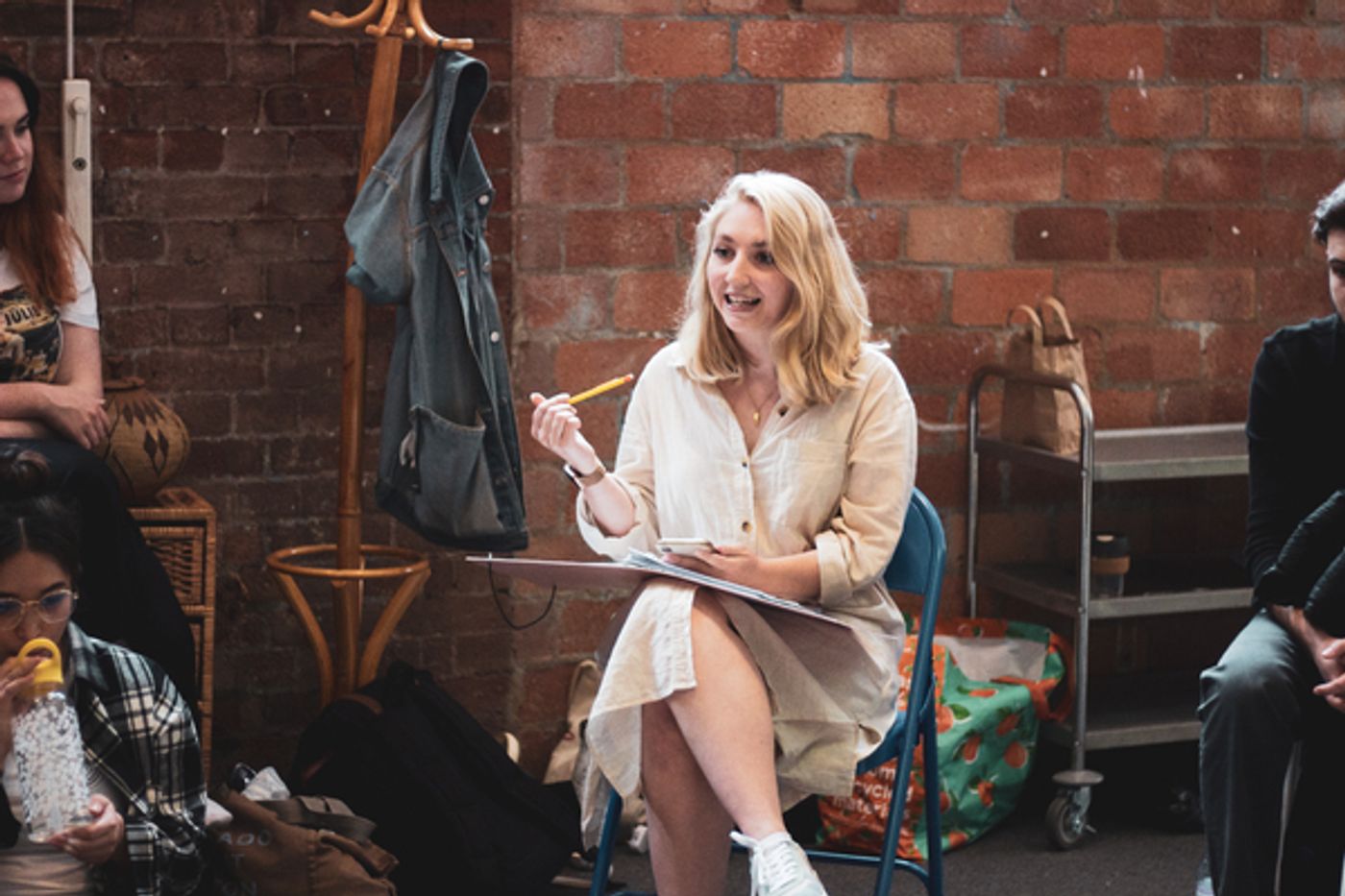 Photo Flash: Inside Rehearsal For FROM HERE at Chiswick Playhouse  Image