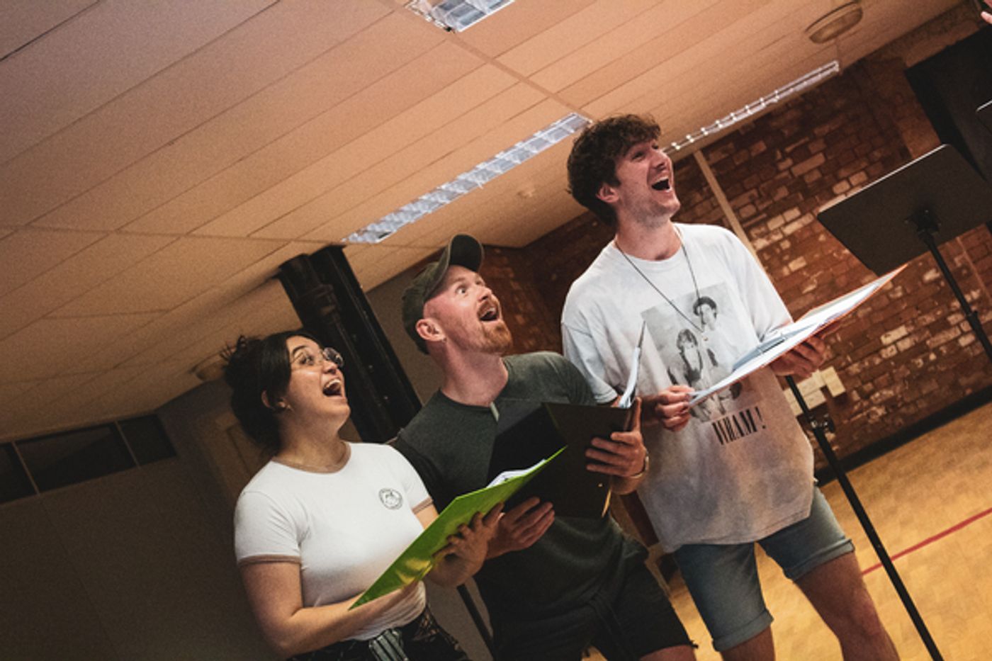 Photo Flash: Inside Rehearsal For FROM HERE at Chiswick Playhouse  Image
