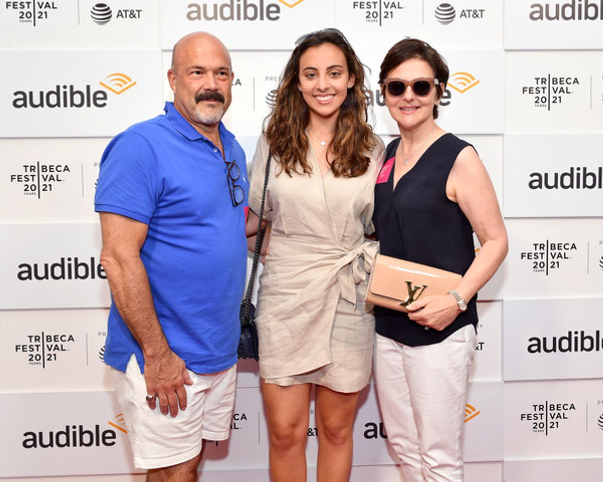Nick DeLuca, Gabriella Mezzacappa and Nancy Mezzacappa at Drag Stars and More Turn Out for Premiere of HOT WHITE HEIST Podcast