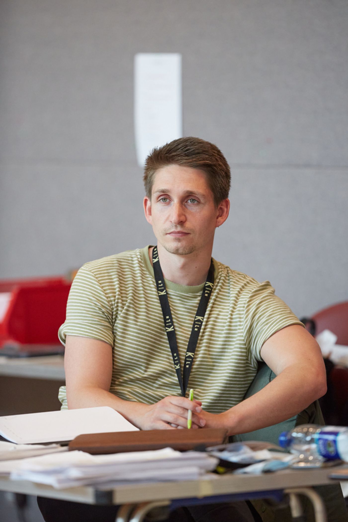 Photo Flash: Go Inside Rehearsals for THE INVISIBLE HAND at Kiln Theatre  Image