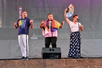 Peter Kendall Clark, Jordan Weatherston Pitts and Brian James Myer Photo