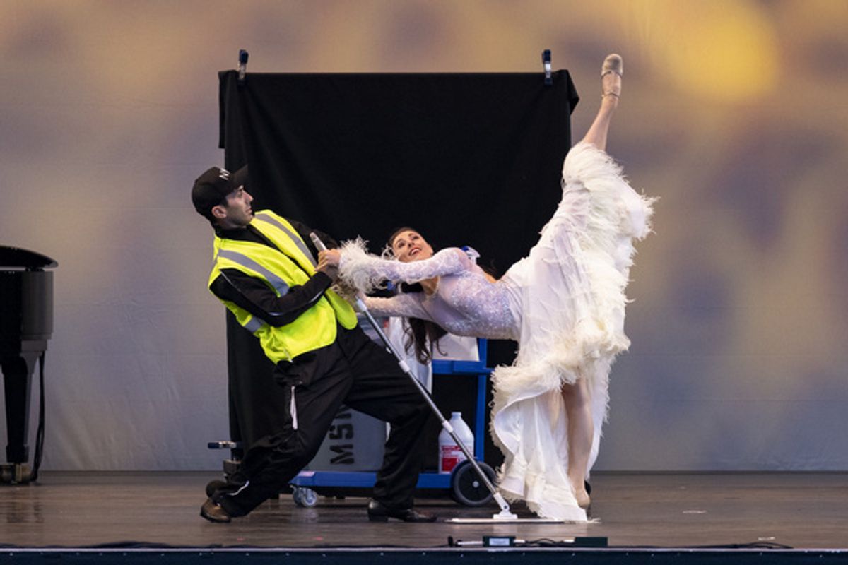 Nev Schulman and Tiler Peck at 