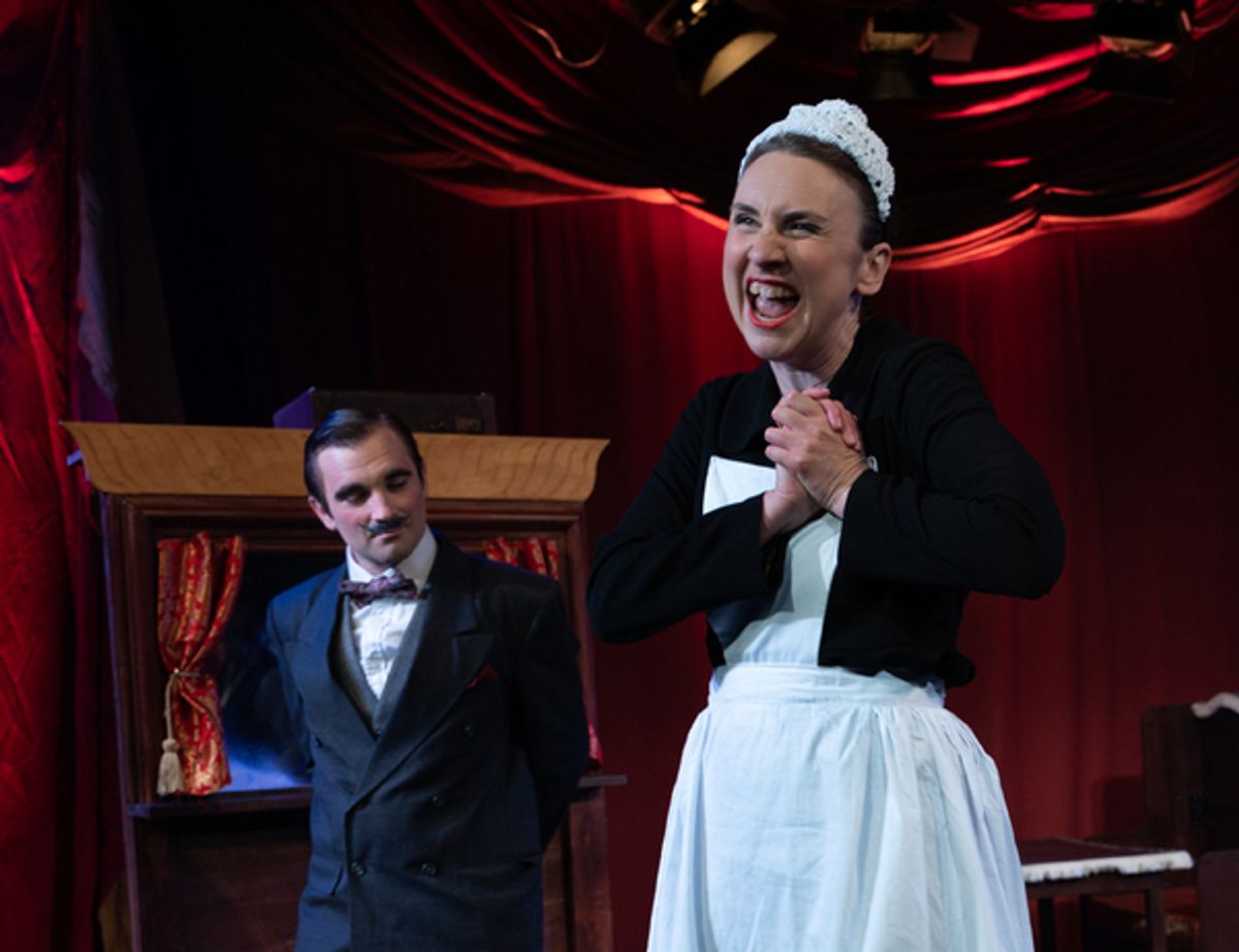 Matthew Kellett, Catrine Kirkman at See Matthew Kellett, Catrine Kirkman and Philip Lee in EXPRESS G&S at Pleasance Theatre