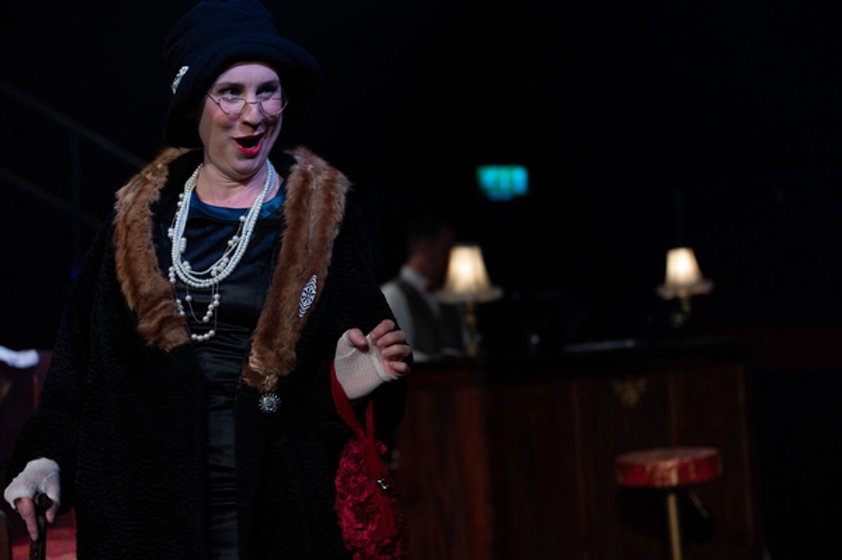 Catrine Kirkman at See Matthew Kellett, Catrine Kirkman and Philip Lee in EXPRESS G&S at Pleasance Theatre