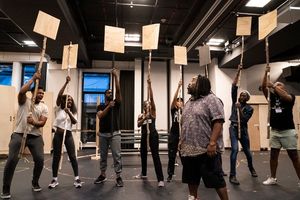 Jacob Ming-Trent and the company @ BroadwayWorld Jacob Ming-Trent and the company Photo