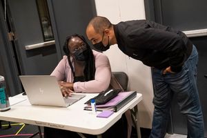 Jocelyn Bioh and Saheem Ali @ BroadwayWorld Jocelyn Bioh and Saheem Ali Photo