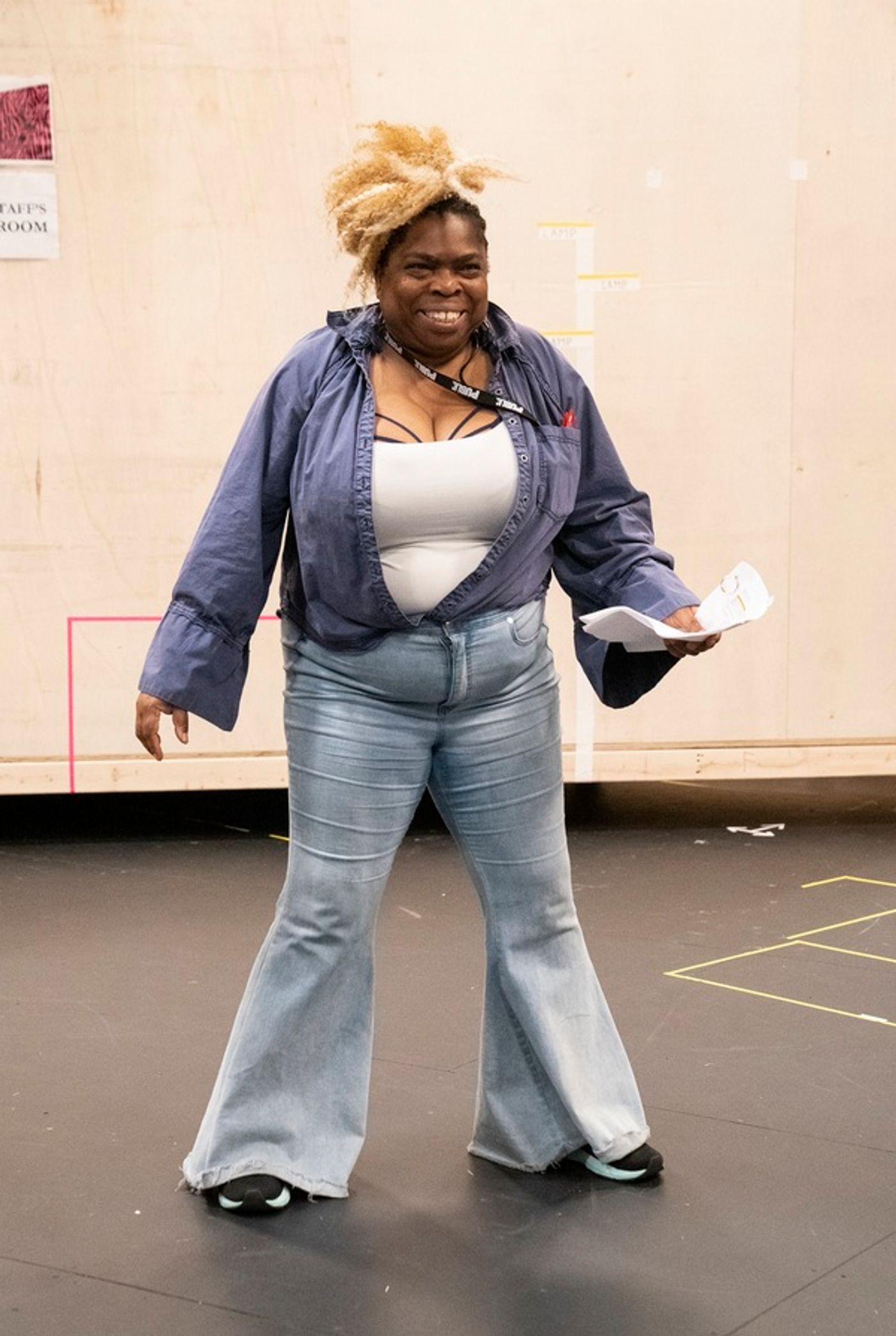 Photos: Rehearsals for Shakespeare in the Park's MERRY WIVES; Increased Audience Capacity  Image
