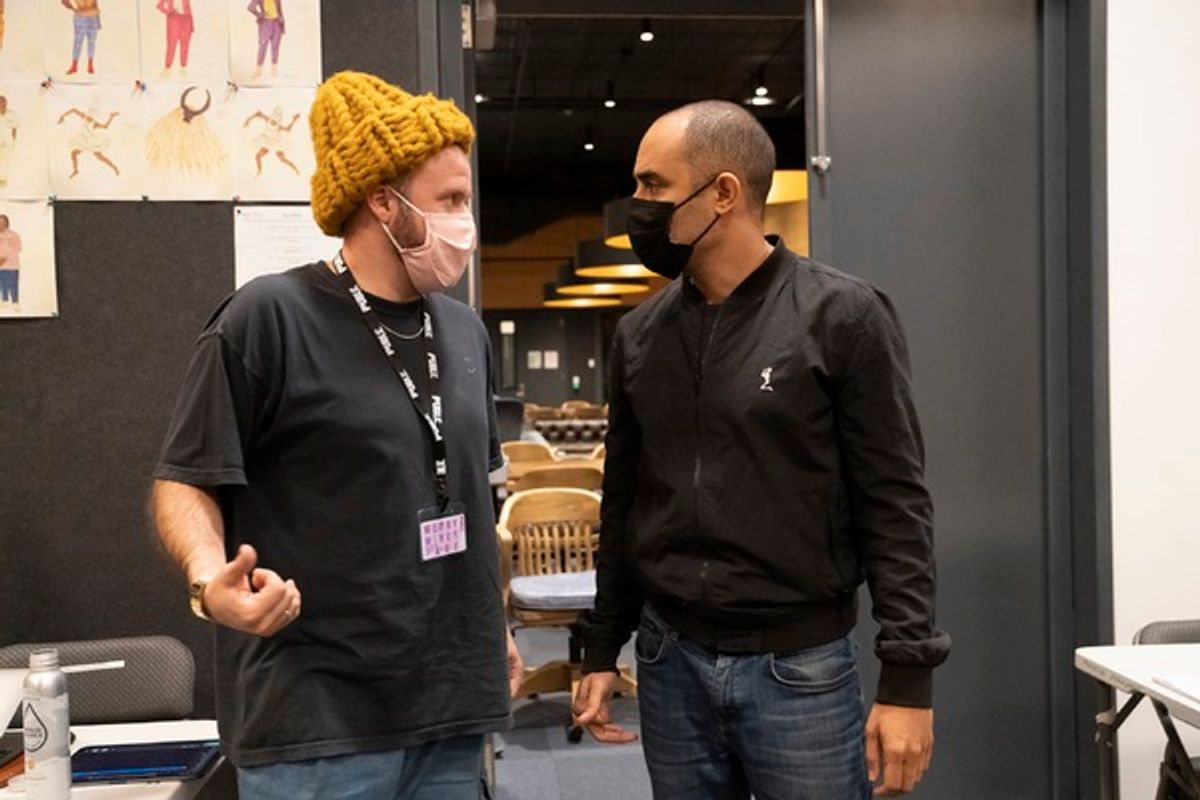 Michael Thurber and director Saheem Ali  at 