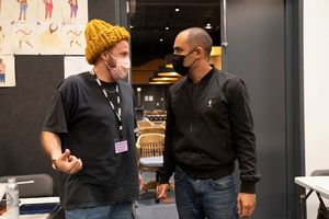 Michael Thurber and director Saheem Ali @ BroadwayWorld Michael Thurber and director Saheem Ali Photo