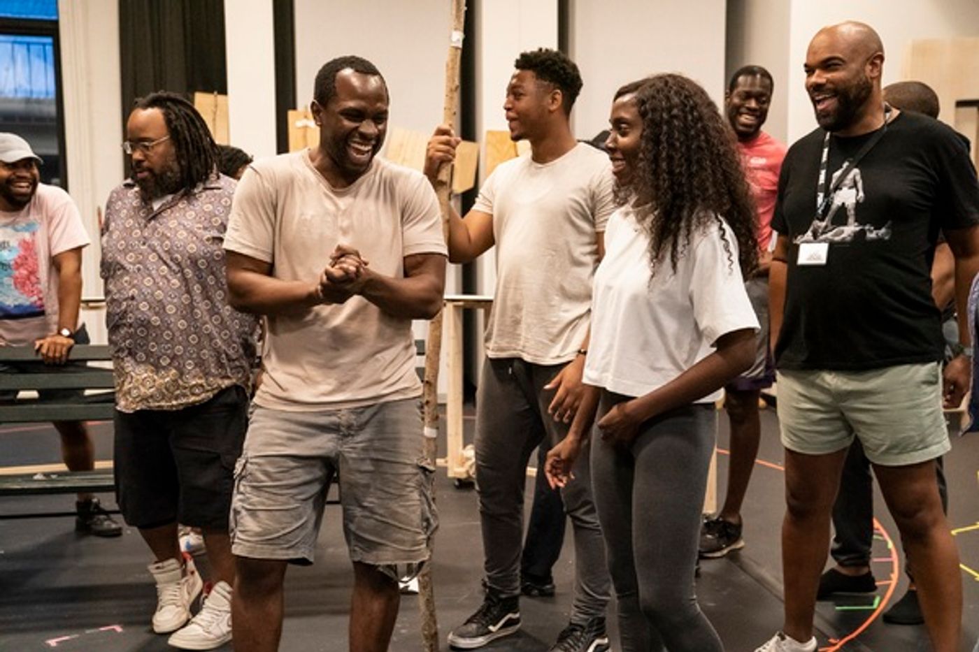 Photos: Rehearsals for Shakespeare in the Park's MERRY WIVES; Increased Audience Capacity  Image