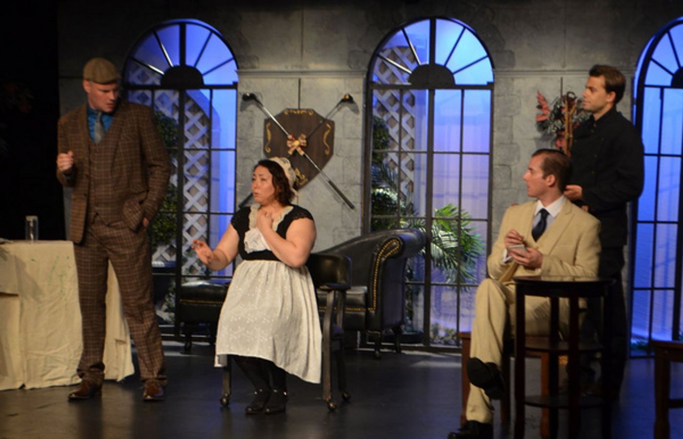 Photo Flash: Agatha Christie's MURDER ON THE LINKS Opens Off-Broadway Photo Flash: Agatha Christie's MURDER ON THE LINKS Opens Off-Broadway Image