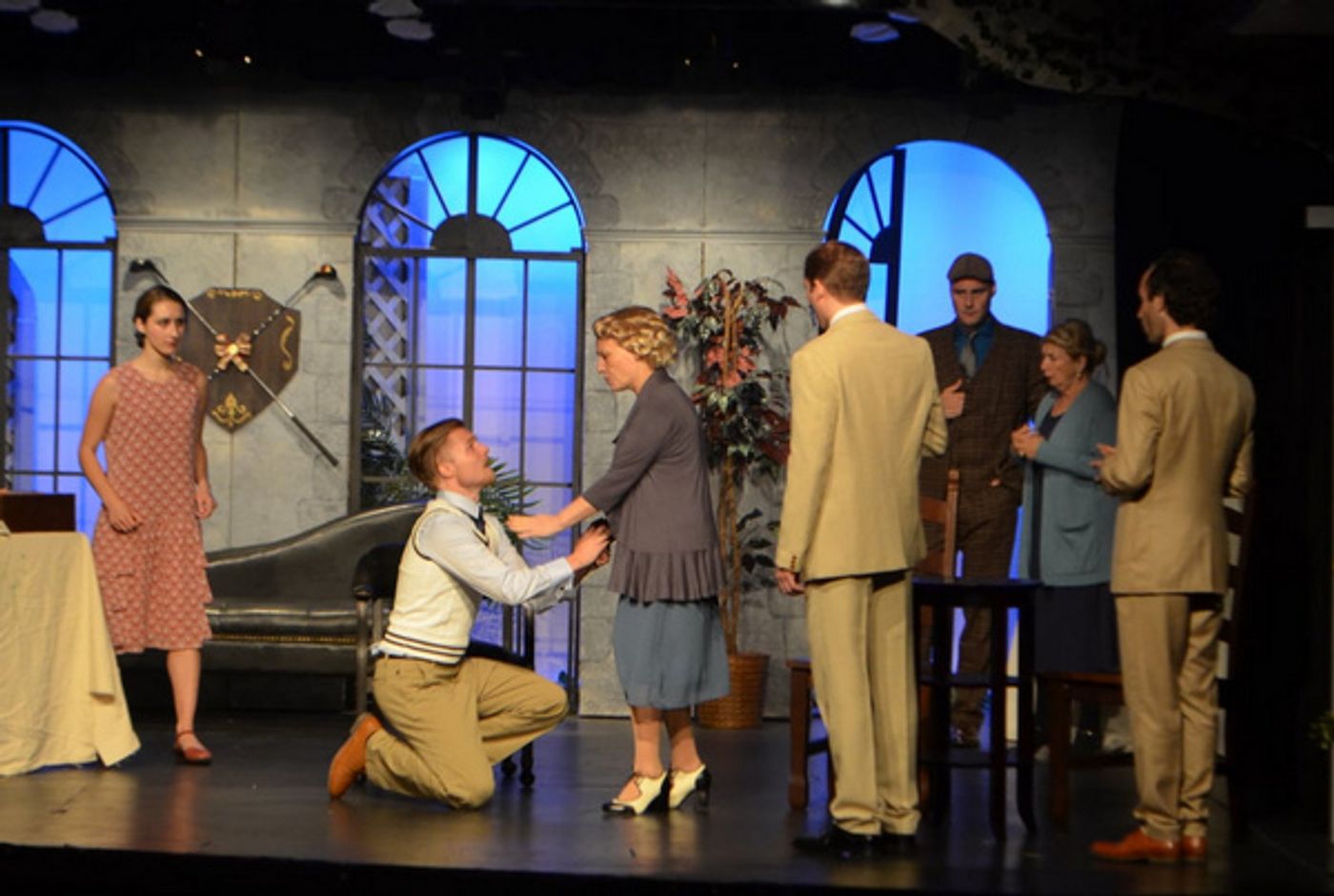 Photo Flash: Agatha Christie's MURDER ON THE LINKS Opens Off-Broadway Photo Flash: Agatha Christie's MURDER ON THE LINKS Opens Off-Broadway Image