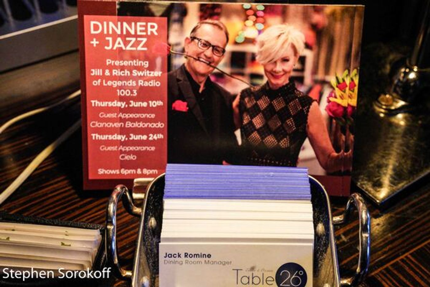 Photo Flash: Jill & Rich Switzer Bring Cabaret to Table 26  Image