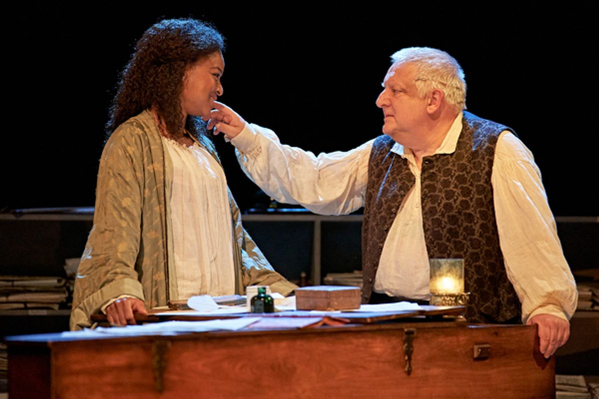 Racheal Ofori, Simon Russell Beale  at 