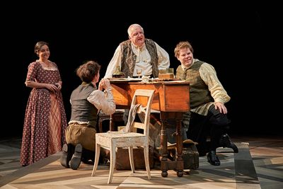 Pandora Colin, Samuel Blenkin, Simon Russell Beale, Douggie McMeekin  Photo