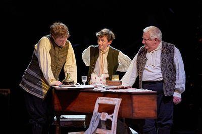 Douggie McMeekin, Samuel Blenkin, Simon Russell Beale Photo