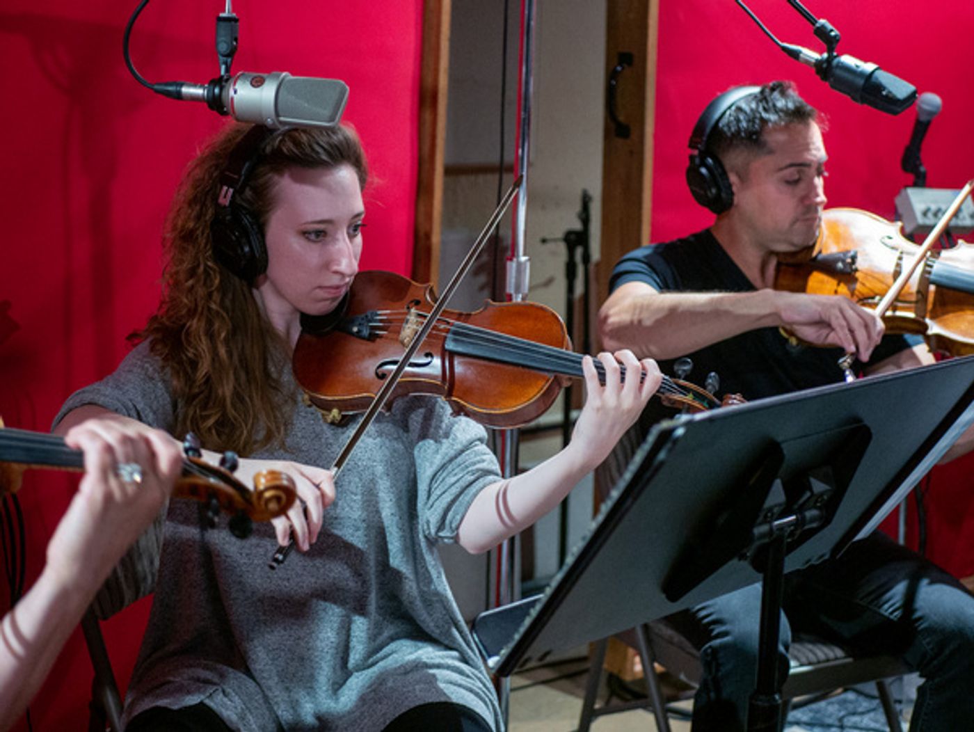 Photo Flash: Johanna Telander And Quentin Garzon At A Studio Session For KALEVALA THE MUSICAL  Image