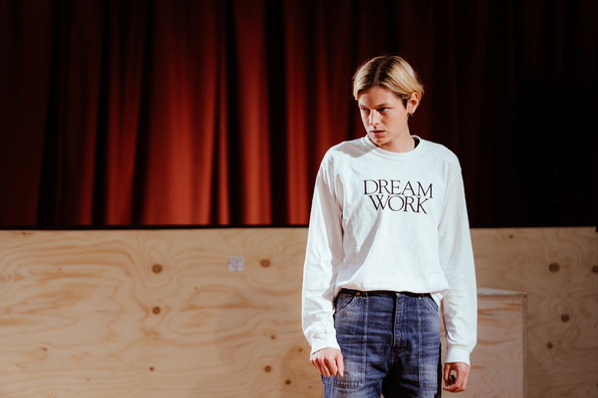 Emma Corrin at Inside Rehearsal For ANNA X at the Harold Pinter Theatre