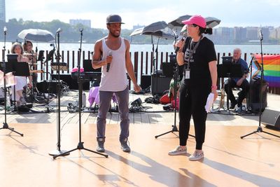 Jon Michael Hill, Tina Landau Photo