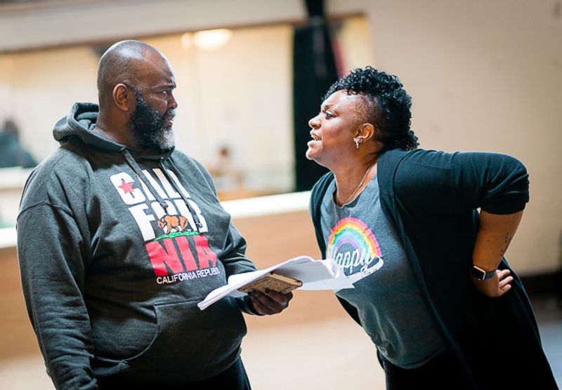 Photo Flash: Inside Rehearsal For BAGDAD CAFE at the Old Vic — photo 9 of 12