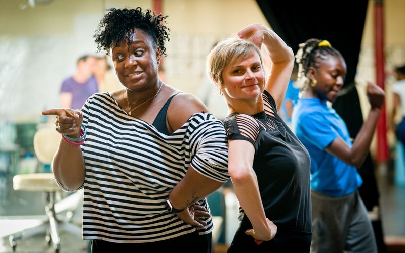 Photo Flash: Inside Rehearsal For BAGDAD CAFE at the Old Vic — photo 1 of 12