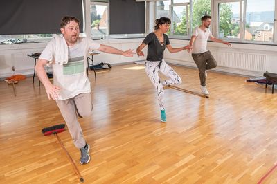 Gerard McCabe, Fleur Mellor and Shaun Blaney Photo