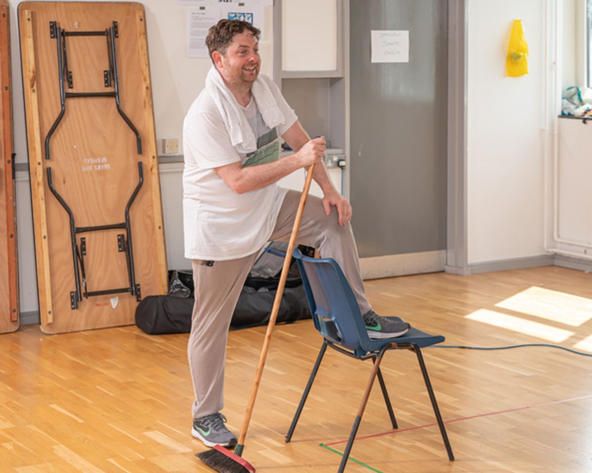 Gerard McCabe at Photos: Rehearsals for STONES IN HIS POCKETS 25th Anniversary Production