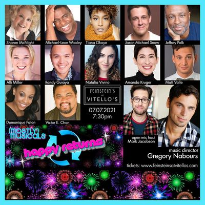 The cast of (mostly)musicals: HAPPY Returns Photo