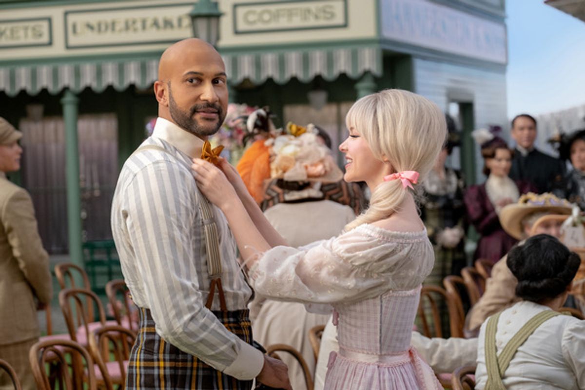 Keegan-Michael Key and Dove Cameron at 