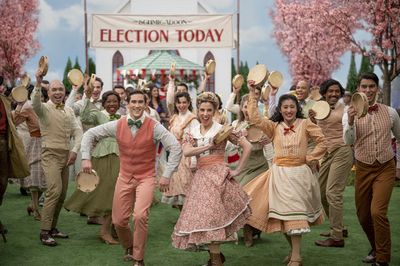 Ensemble cast in “Schmigadoon!” Photo