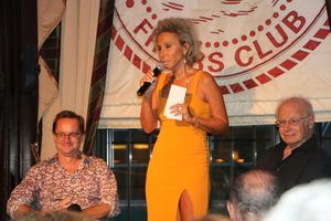 Michael Reidel, Jane Shovel and Foster Hirsch @ BroadwayWorld Michael Reidel, Jane Shovel and Foster Hirsch Photo