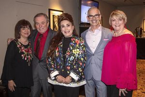 Teresa and Jerry Mathers, Donelle Dadigan, LA Council Member Mitch O'Farrell and Alison Arngrim @ BroadwayWorld Teresa and Jerry Mathers, Donelle Dadigan, LA Council Member Mitch O'Farrell and Alis Photo
